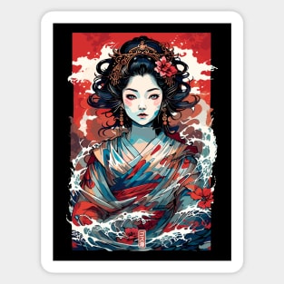 Gothic Geisha Sticker